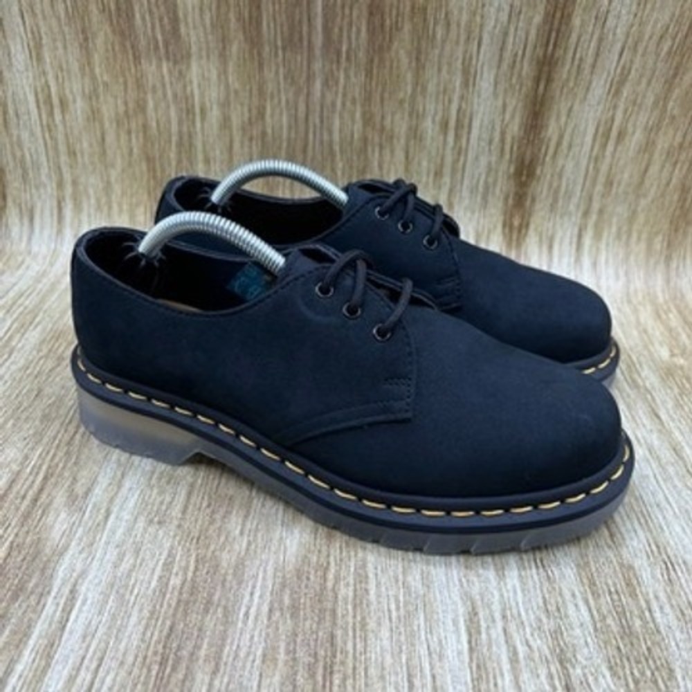 Dr. Martens 1461 Iced II Women's Size 7 Black‎ Suede Oxford Shoes Waterproof NEW